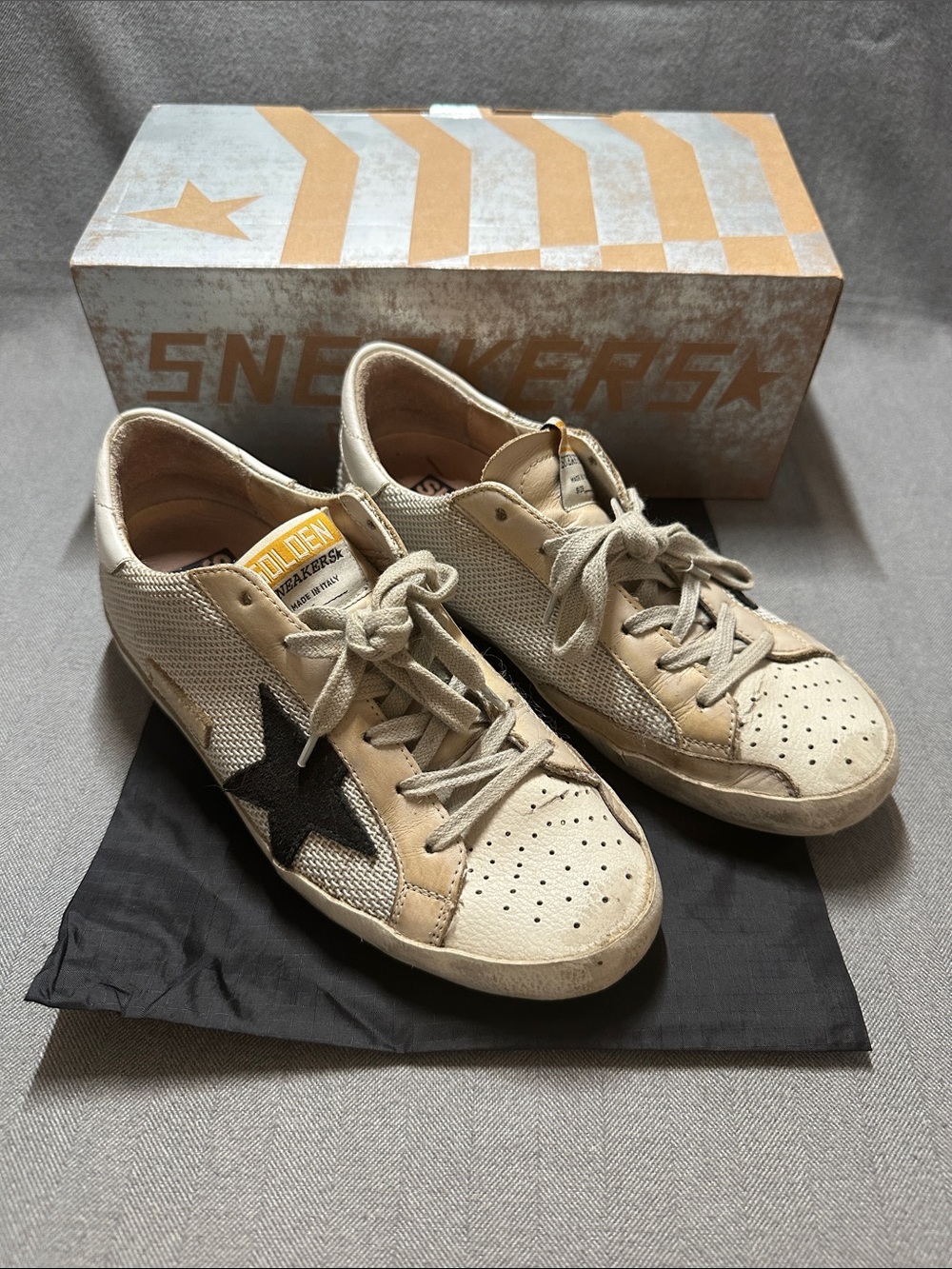 Golden Goose Superstar Grey Cord Gum 37